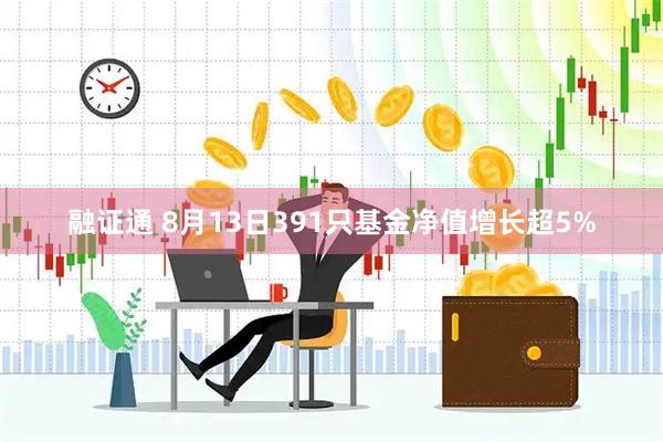 融证通 8月13日391只基金净值增长超5%