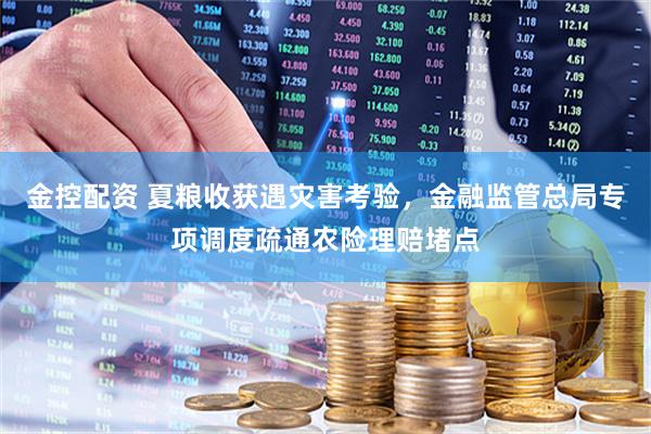 金控配资 夏粮收获遇灾害考验，金融监管总局专项调度疏通农险理赔堵点